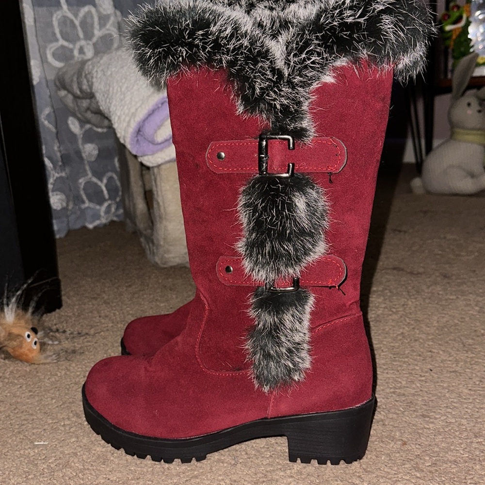 Short fur boots - Picture 4 of 6